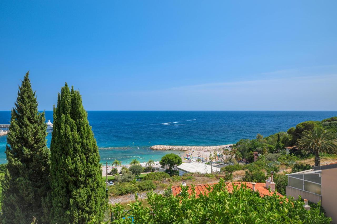 Proche Monaco, Vue Mer Et Acces A La Plage Saint-Antoine  Exterior foto